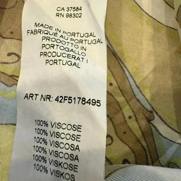 J. Lindeberg Stockholm women’s floral laced up front collar shirt sz EU 36 US S - Picture 9 of 10